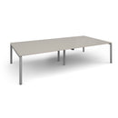 Adapt Rectangular Boardroom Table - Light Grey - NWOF