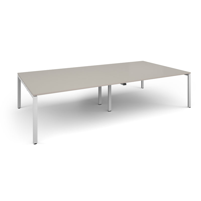 Adapt Rectangular Boardroom Table - Light Grey