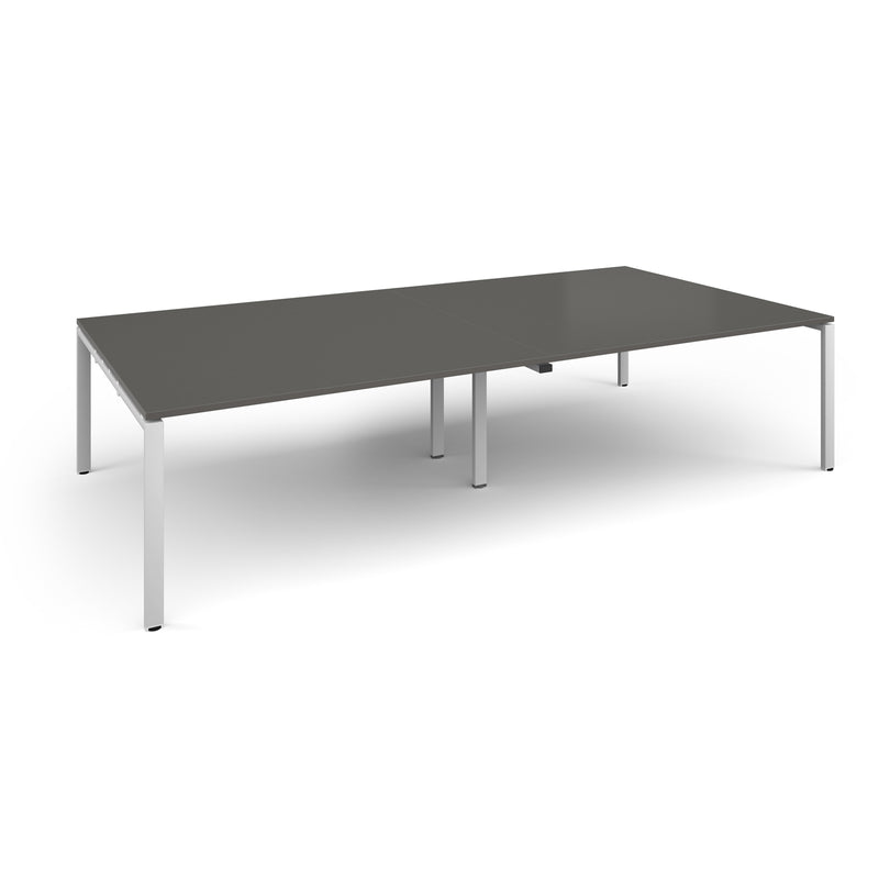 Adapt Rectangular Boardroom Table - Onyx Grey