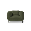 Dams ebony single sofa chair with plush upholstery and sleek design, perfect for modern living spaces.