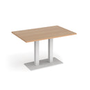 Eros Rectangular Dining Table With Flat Rectangular Base - Beech - NWOF