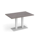 Eros Rectangular Dining Table With Flat Rectangular Base - Grey Oak - NWOF