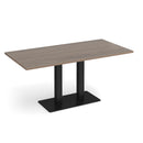 Eros Rectangular Dining Table With Flat Rectangular Base - Barcelona Walnut - NWOF