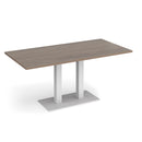 Eros Rectangular Dining Table With Flat Rectangular Base - Barcelona Walnut - NWOF