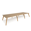 Enable Worktable With Solid Oak Legs - Kendal Oak - NWOF