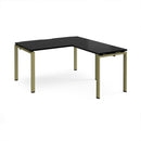 Adapt Desk With 800mm Return - Black