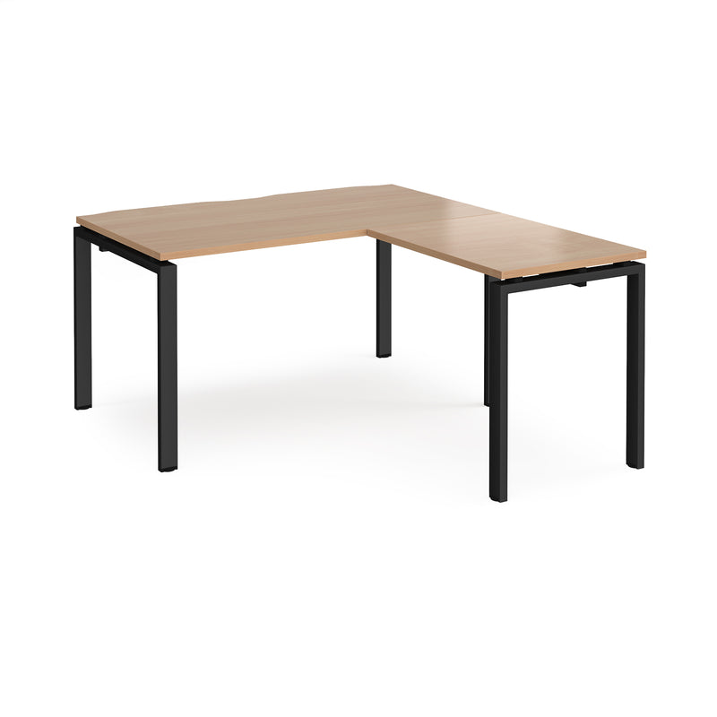 Adapt Desk With 800mm Return - Beech - NWOF