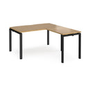 Adapt Desk With 800mm Return - Oak - NWOF