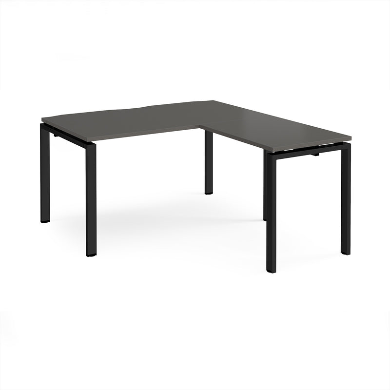 Adapt Desk With 800mm Return - Storm Grey