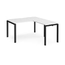 Adapt Desk With 800mm Return - White - NWOF