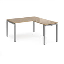 Adapt Desk With 800mm Return - Kendal Oak