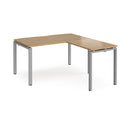Adapt Desk With 800mm Return - Oak - NWOF