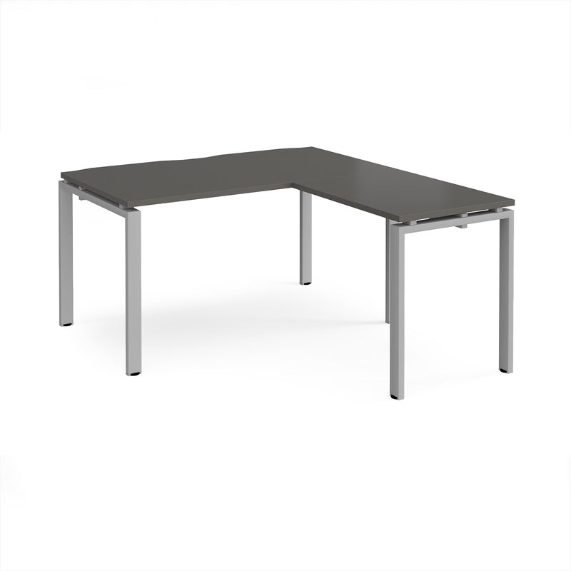 Adapt Desk With 800mm Return - Storm Grey