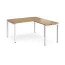 Adapt Desk With 800mm Return - Oak - NWOF