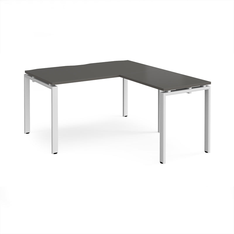 Adapt Desk With 800mm Return - Storm Grey