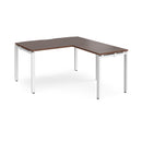 Adapt Desk With 800mm Return - Walnut - NWOF