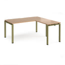 Adapt Desk With 800mm Return - Beech