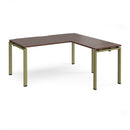 Adapt Desk With 800mm Return - Walnut