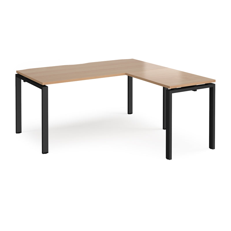 Adapt Desk With 800mm Return - Beech - NWOF