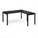 Adapt Desk With 800mm Return - Black