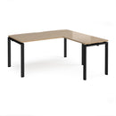 Adapt Desk With 800mm Return - Kendal Oak
