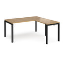 Adapt Desk With 800mm Return - Oak - NWOF
