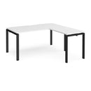 Adapt Desk With 800mm Return - White - NWOF