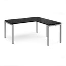 Adapt Desk With 800mm Return - Black