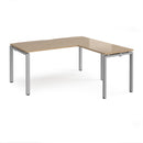 Adapt Desk With 800mm Return - Kendal Oak