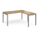 Adapt Desk With 800mm Return - Oak - NWOF