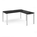 Adapt Desk With 800mm Return - Black