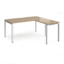 Adapt Desk With 800mm Return - Kendal Oak