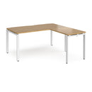 Adapt Desk With 800mm Return - Oak - NWOF