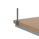 Universal Fabric Screen Return Desk Brackets (Pair) - NWOF