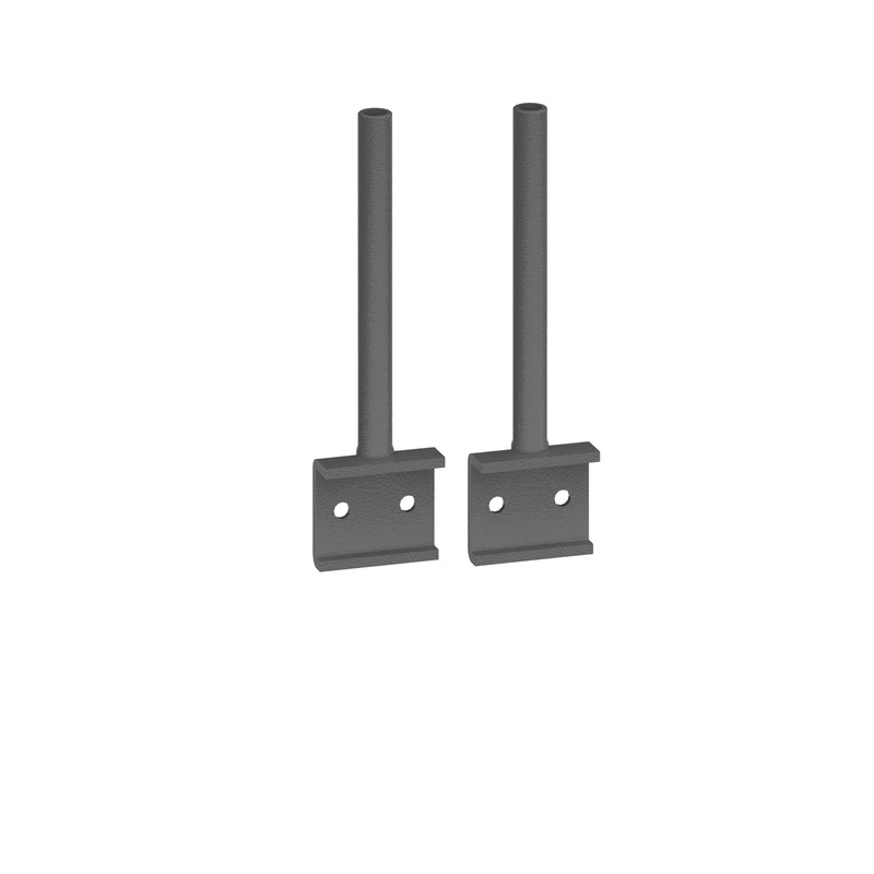 Universal Fabric Screen Return Desk Brackets (Pair) - NWOF