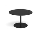 Eternal Circular Boardroom Table - Black - NWOF