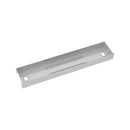Dams Elev8 lower cable channel with cover for back-to-back desks, black plastic organizer for cable management.