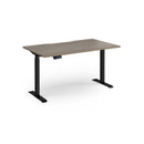 Dams Elev8 Contract Sit-Stand Desk 1400mm with adjustable height and modern design, shown in a workspace setting