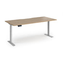 Dams Elev8 Contract Sit-Stand Desk 1800mm with adjustable height and sleek surface, ideal for ergonomic office setups.