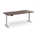 Dams Elev8 Contract Sit-Stand Desk in 1800mm with adjustable height and sleek black finish.