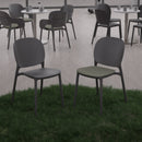 Everly Multi-Purpose Chair With No Arms (Pack Of 2) - Anthracite Grey - NWOF