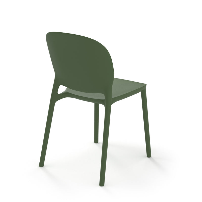 Everly Multi-Purpose Chair With No Arms (Pack Of 2) - Olive Green - NWOF