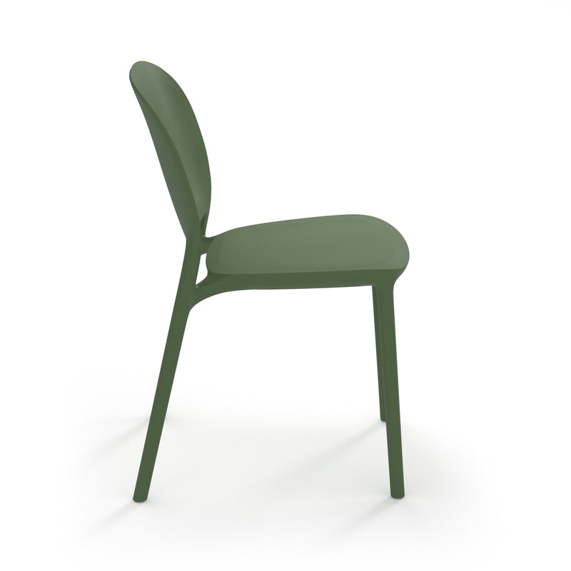 Everly Multi-Purpose Chair With No Arms (Pack Of 2) - Olive Green - NWOF