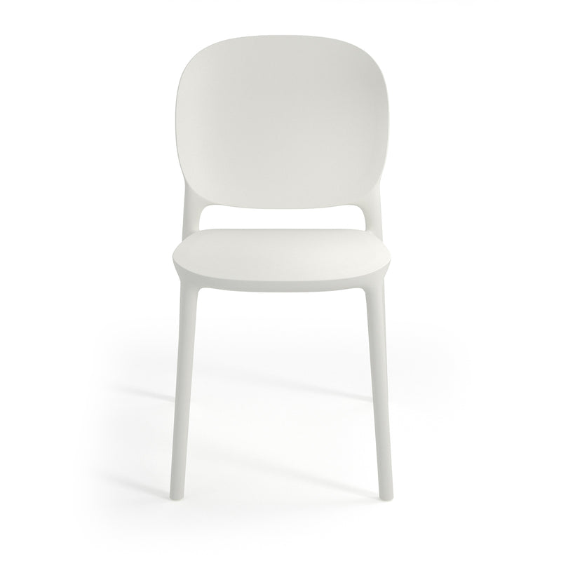 Everly Multi-Purpose Chair With No Arms (Pack Of 2) - White - NWOF