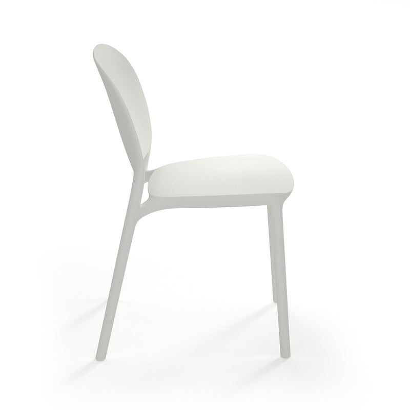 Everly Multi-Purpose Chair With No Arms (Pack Of 2) - White - NWOF