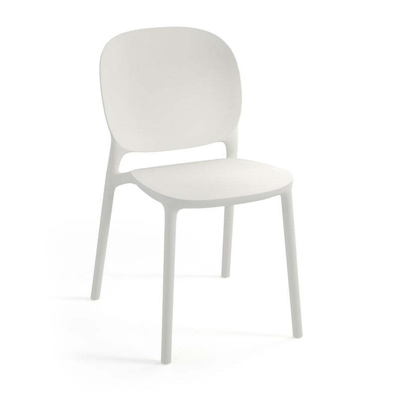 Everly Multi-Purpose Chair With No Arms (Pack Of 2) - White - NWOF