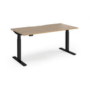 Dams Elev8 Luxe Straight Sit-Stand Desk in 1600mm with adjustable height and modern design.
