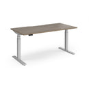 Dams Elev8 Luxe straight sit-stand desk in 1600mm with a clean wood finish and adjustable height for ergonomic workspace.