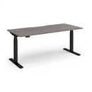 Dams Elev8 Luxe Straight Sit-Stand Desk in 1800mm, showcasing its sleek design and adjustable height features.