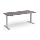 Dams Elev8 Luxe straight sit-stand desk 1800mm with adjustable height and modern design for ergonomic workspace setup.